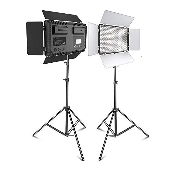 SAMTIANのLEDビデオライトキットの2灯セット